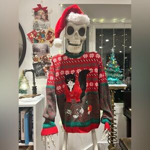 Angry Cat Christmas Sweater